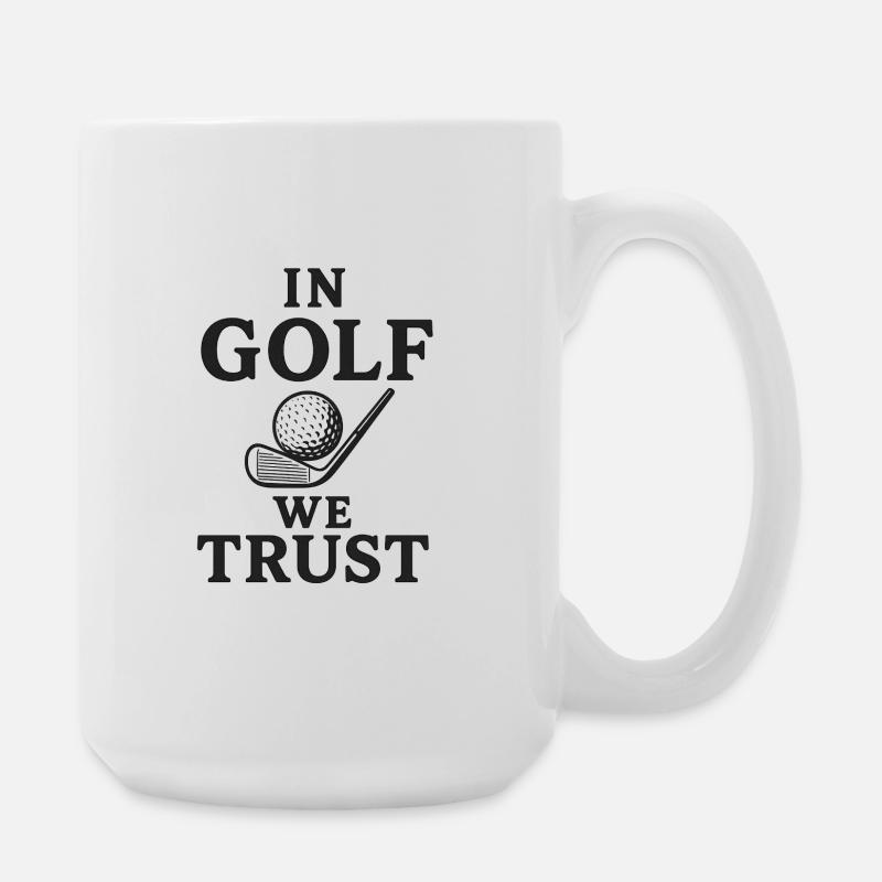 In Golf we trust 2 - Grande tasse 440 ml - blanc