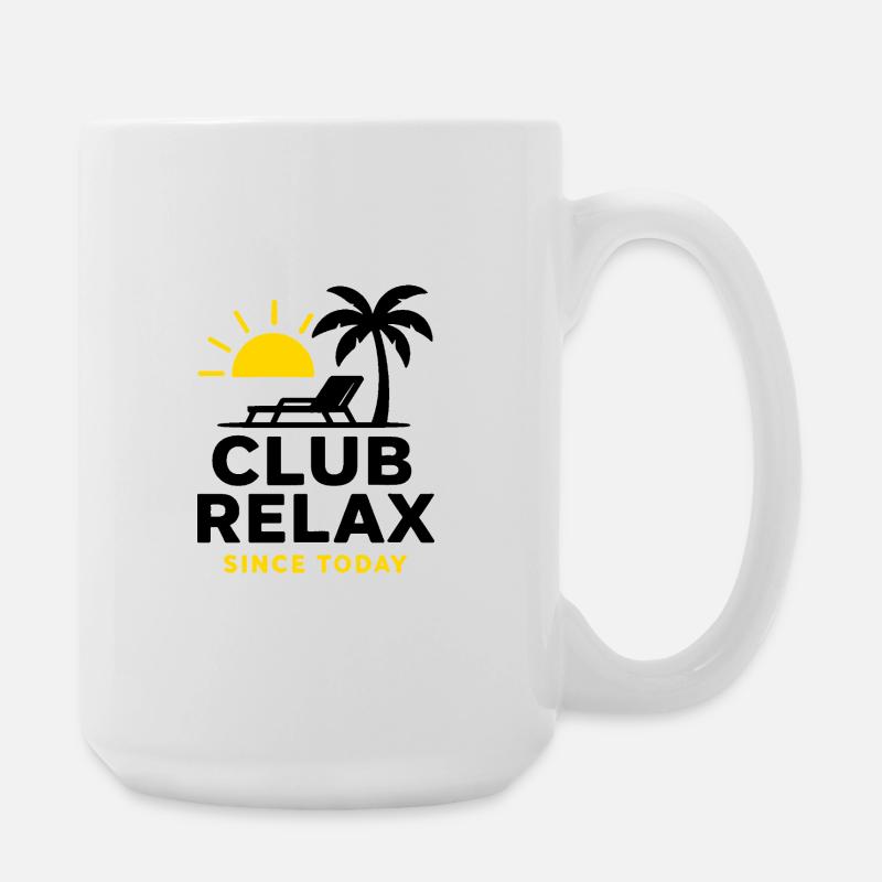 Sonnenaufgang mit Motivationsbotschaft - Große Tasse 440 ml - Weiß
