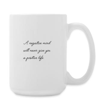 Motivational saying English - Large Mug 440 ml - white - Right