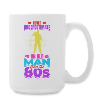 Grand-père des années 80 - Grande tasse 440 ml - blanc - Droite