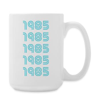 Year of birth 1985 - Large Mug 440 ml - white - Right