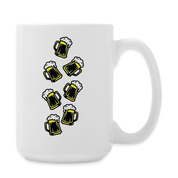 Toasting beer Drinking - Large Mug 440 ml - white - Right