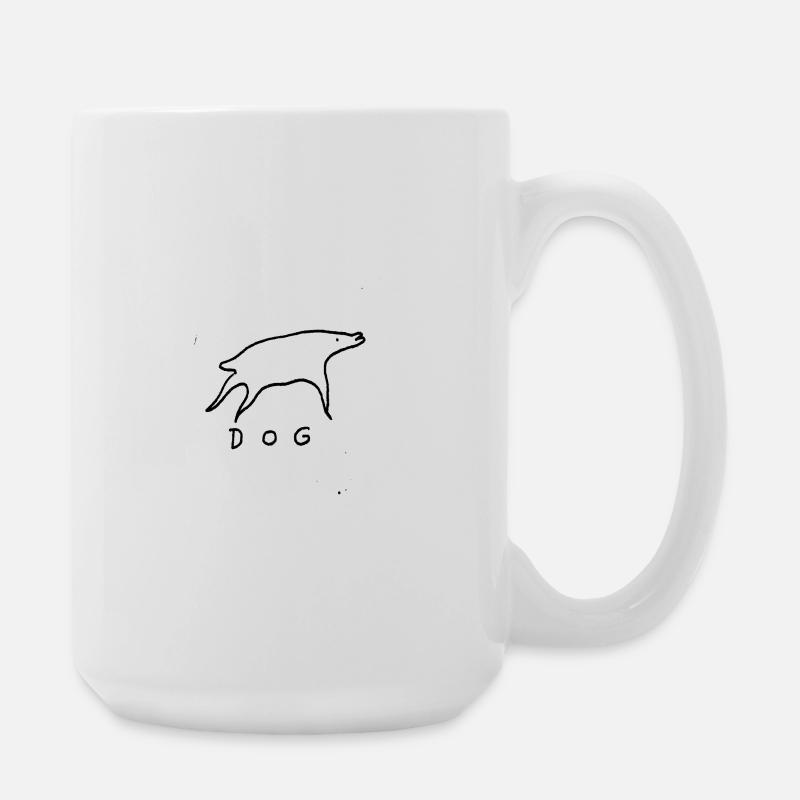 Chien - Grande tasse 440 ml - blanc