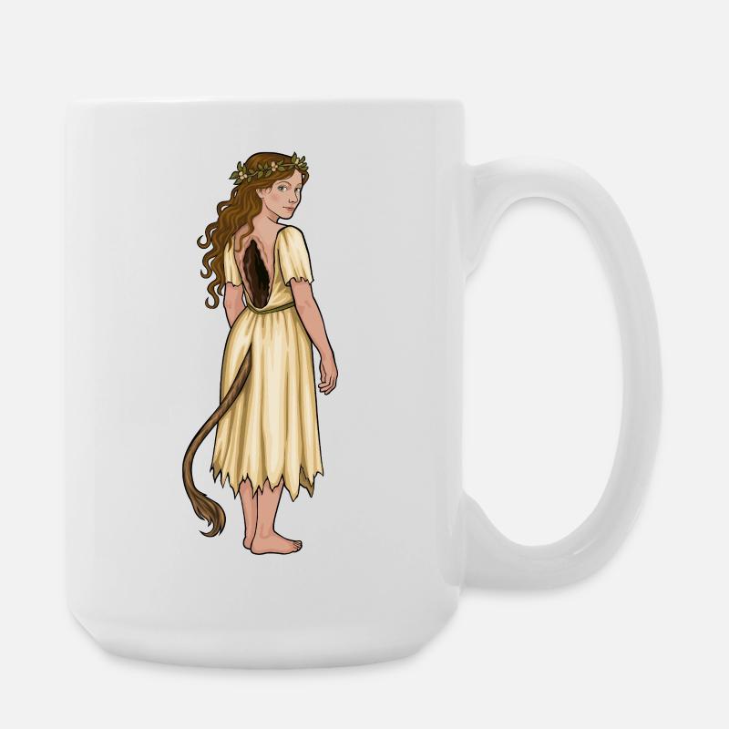 Waldhirsch - Große Tasse 440 ml - Weiß