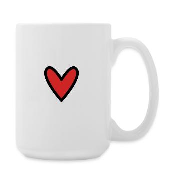 15. 15 ANS. 15e ANNIVERSAIRE. ANNIVERSAIRE 15 ANS. - Grande tasse 440 ml - blanc - Droite