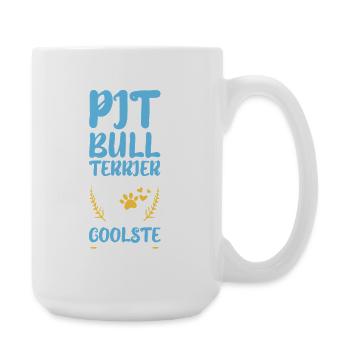 Mon Bull Terrier – Le design du chien le plus cool - Grande tasse 440 ml - blanc - Droite