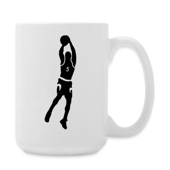 Basketball - Large Mug 440 ml - white - Right