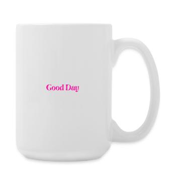 Happy Day Pink Retro - Große Tasse 440 ml - Weiß - Rechts