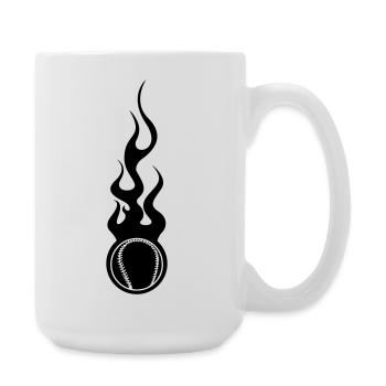 Baseball - Sports - Large Mug 440 ml - white - Right