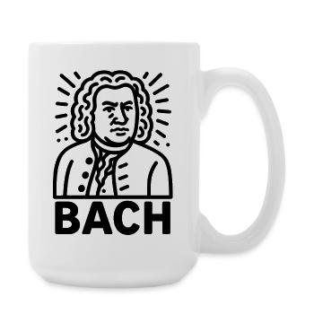 Johann Sebastian Bach - Large Mug 440 ml - white - Right