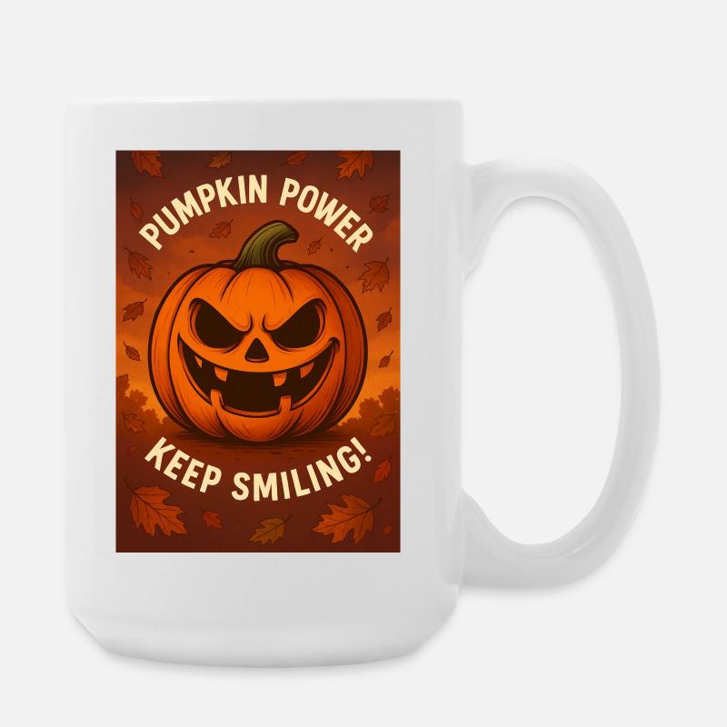 Halloween l - Large Mug 440 ml - white