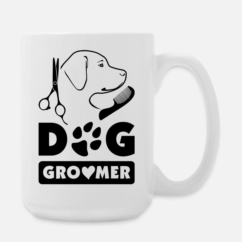 Hundefriseur - Große Tasse 440 ml - Weiß