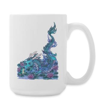 See Wasserdrache Geschenk Mangadrache Frosch - Große Tasse 440 ml - Weiß - Rechts