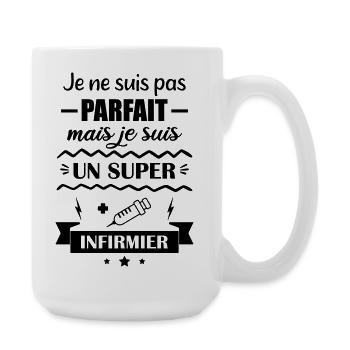 Super Infirmier Hôpital Soins - Grande tasse 440 ml - blanc - Droite