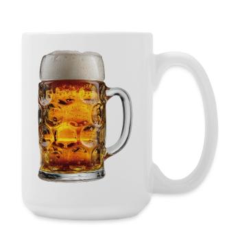 Beer Mug Beer Mug - Large Mug 440 ml - white - Right
