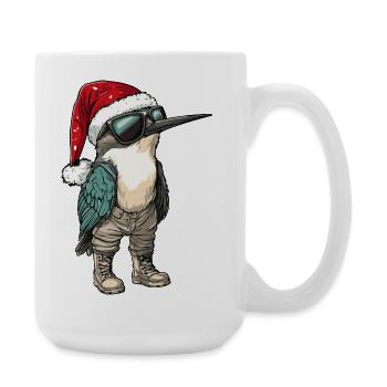 Hummingbird Bird Christmas Winter - Large Mug 440 ml - white - Right