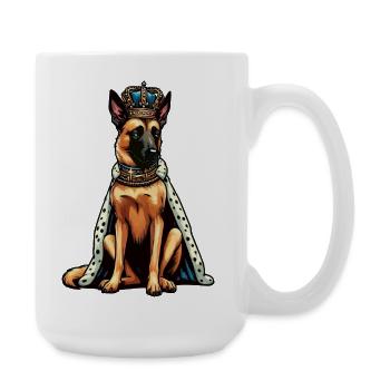 Malinois Belgian Shepherd Malinois Owner - Large Mug 440 ml - white - Right