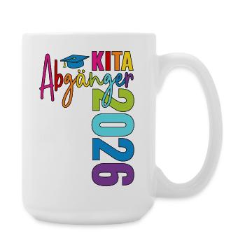 Kita Abgänger 2026 - Große Tasse 440 ml - Weiß - Rechts