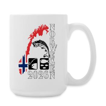 Angel Tour 2026  - Große Tasse 440 ml - Weiß - Rechts