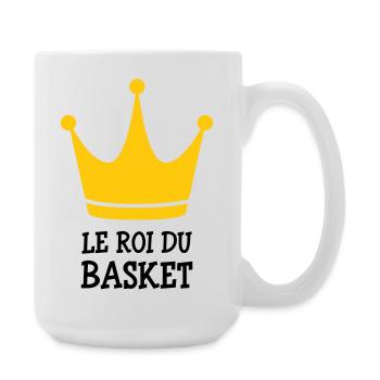 The King of Basketball - Large Mug 440 ml - white - Right