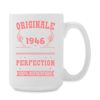 1946 – Einzigartiges Exemplar – Premiumqualität - Große Tasse 440 ml - Weiß - Rechts