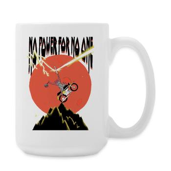 No_Power_for_no_one - Grande tasse 440 ml - blanc - Droite