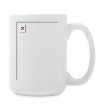 Image manquante – Fichier non trouvé Portrait - Grande tasse 440 ml - blanc - Droite