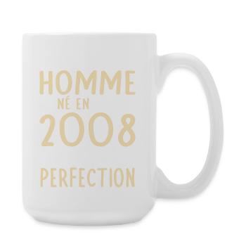 18th birthday - Born in May 2008 - Large Mug 440 ml - white - Right