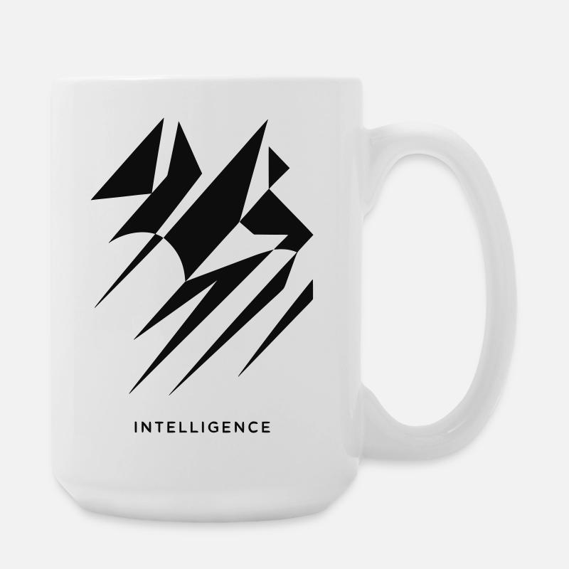 Intelligence Style - Large Mug 440 ml - white