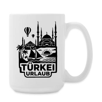 Türkei Urlaub Souvenir - Große Tasse 440 ml - Weiß - Rechts