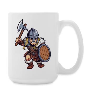 Fighting Germanic - Large Mug 440 ml - white - Right