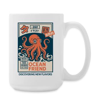 Ocean Friend - Large Mug 440 ml - white - Right