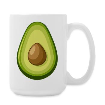 avocat - Grande tasse 440 ml - blanc - Droite