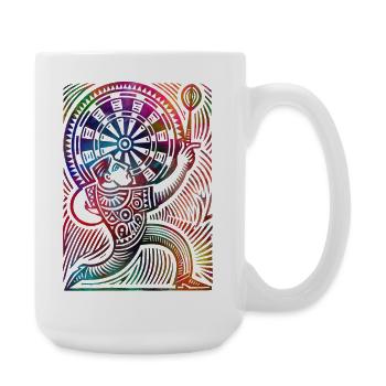 Darter - Large Mug 440 ml - white - Right