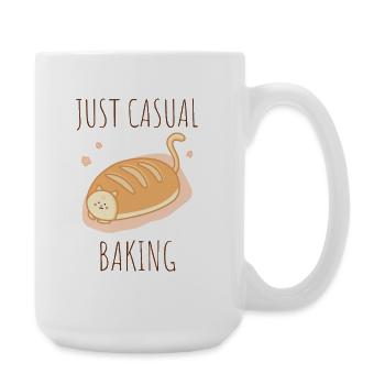 Kotek - just casual baking - Large Mug 440 ml - white - Right