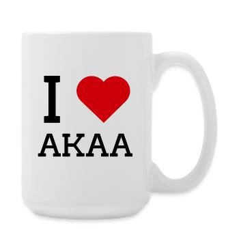 I love Akaa - Large Mug 440 ml - white - Right