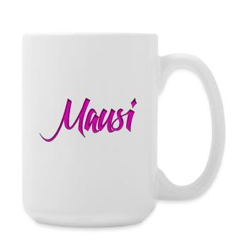 Mausi_Spruch - Large Mug 440 ml - white - Right