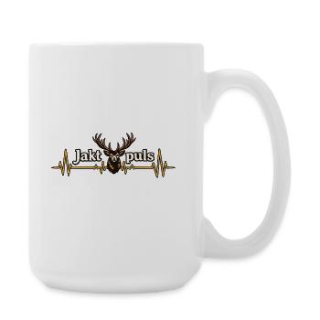 Hunting Pulse Heart - Large Mug 440 ml - white - Right