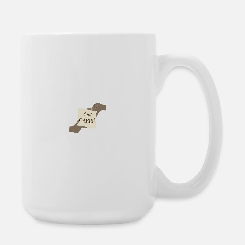 C'est Carré - Grande tasse 440 ml - blanc