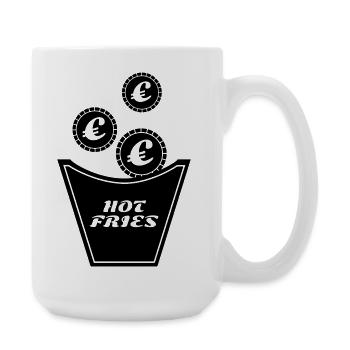 Expensive fries - Large Mug 440 ml - white - Right