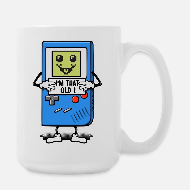 So alt wie eine Spielkonsole - Große Tasse 440 ml - Weiß