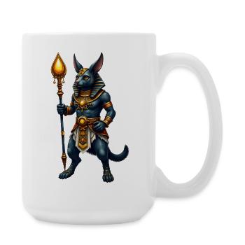 Dioscat Anubis aus Epic Fantasy - Große Tasse 440 ml - Weiß - Rechts