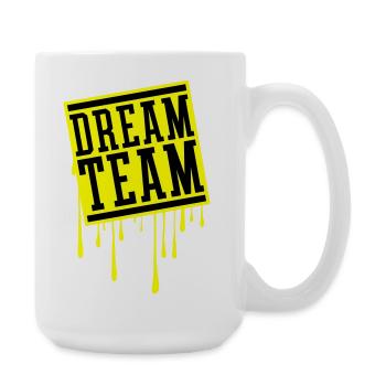 Dream Team - Große Tasse 440 ml - Weiß - Rechts