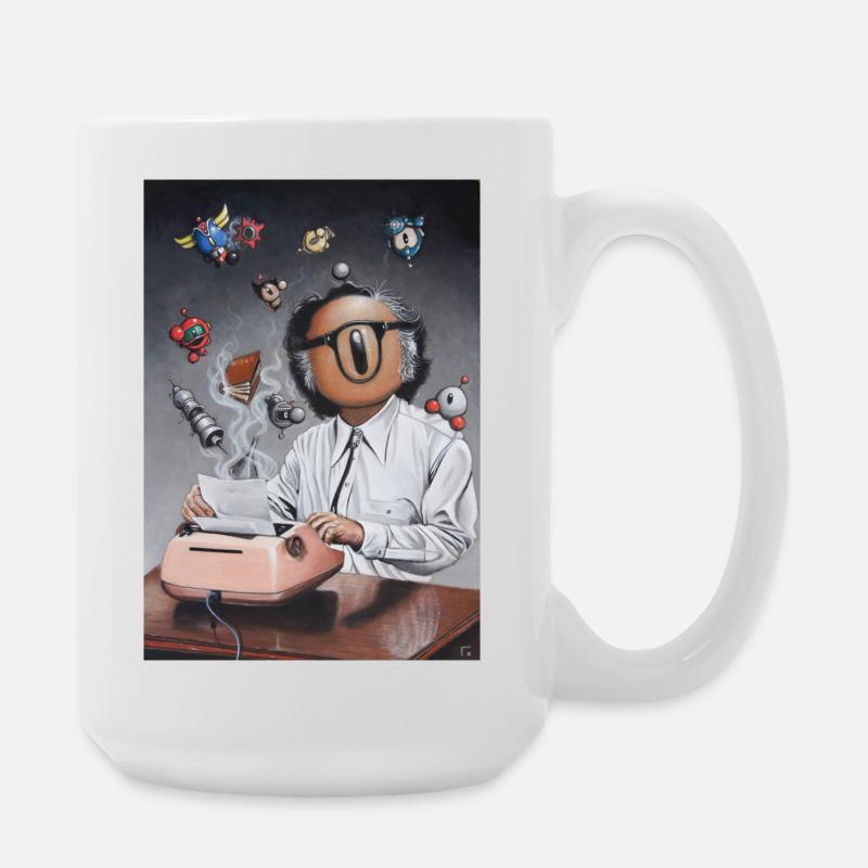 Isaac der Bot - Große Tasse 440 ml - Weiß