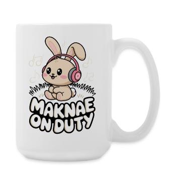 K-Pop Fan Funny Korea Maknae - Large Mug 440 ml - white - Right