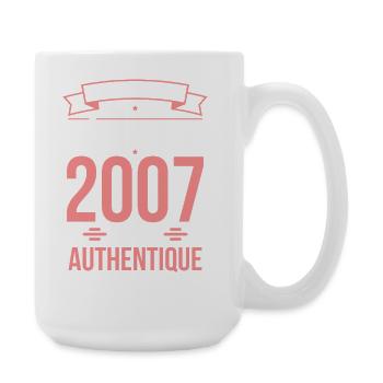 Anniversaire 18 ans - Originale - Décembre 2007 - Grande tasse 440 ml - blanc - Droite