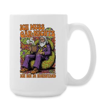 Grand-père Pension 2025 Petit-fils Cadeau Retraite Drôle - Grande tasse 440 ml - blanc - Droite