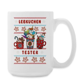 NŒUD LICORNE EN PAIN D’ÉPICES - Grande tasse 440 ml - blanc - Droite