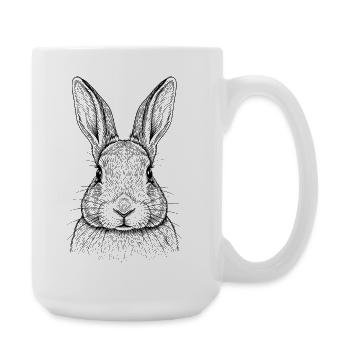 Lapin Lapin - Grande tasse 440 ml - blanc - Droite