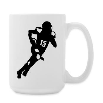 Football - Große Tasse 440 ml - Weiß - Rechts